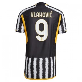Levné Juventus 2023-24 Vlahovic 9 Domácí Fotbalové dresy Krátký Rukáv